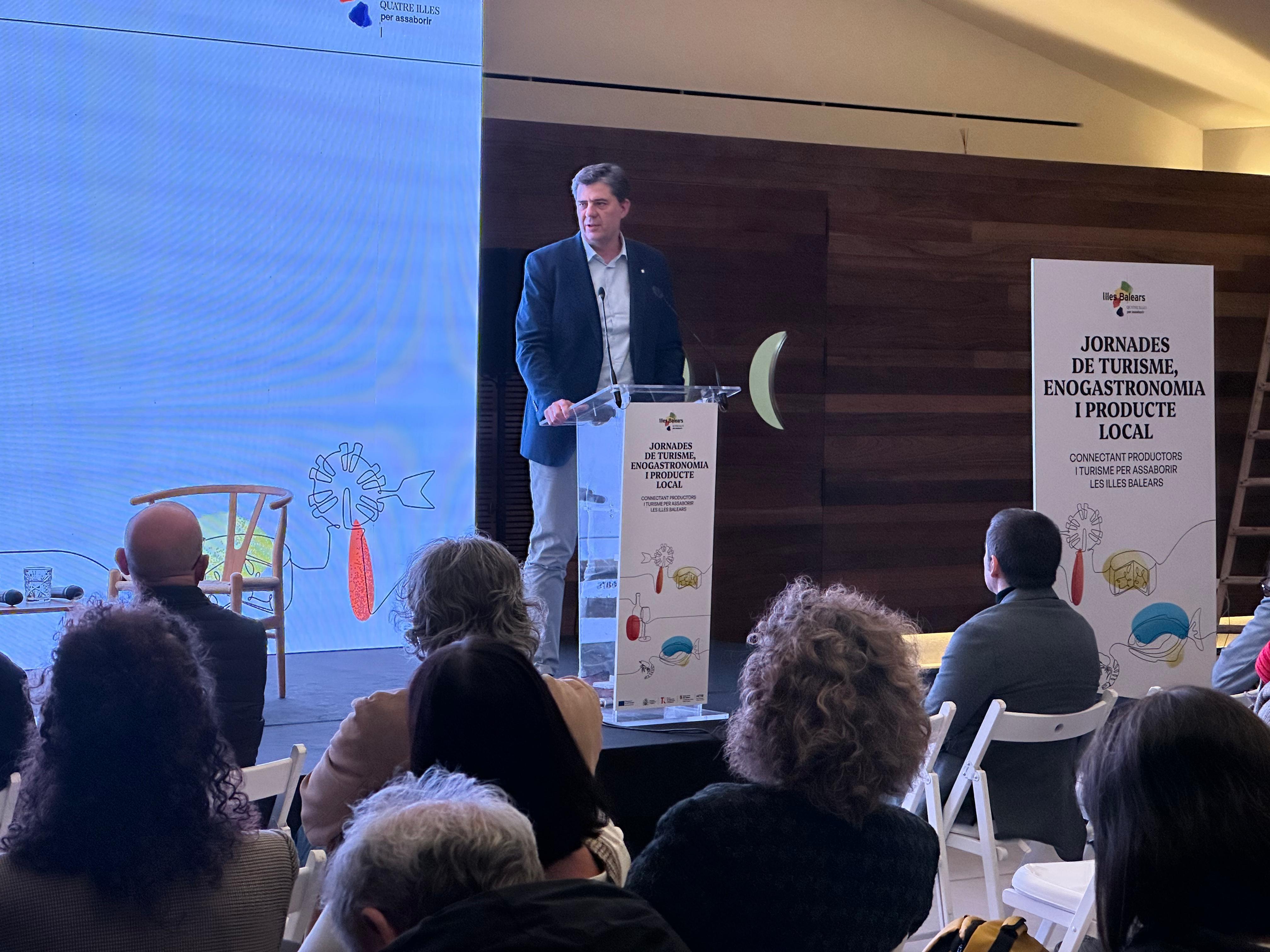 Intervenció del conseller de Turisme, Cultura i Esports a les Jornades de Turisme, Enogastronomia i Producte Local