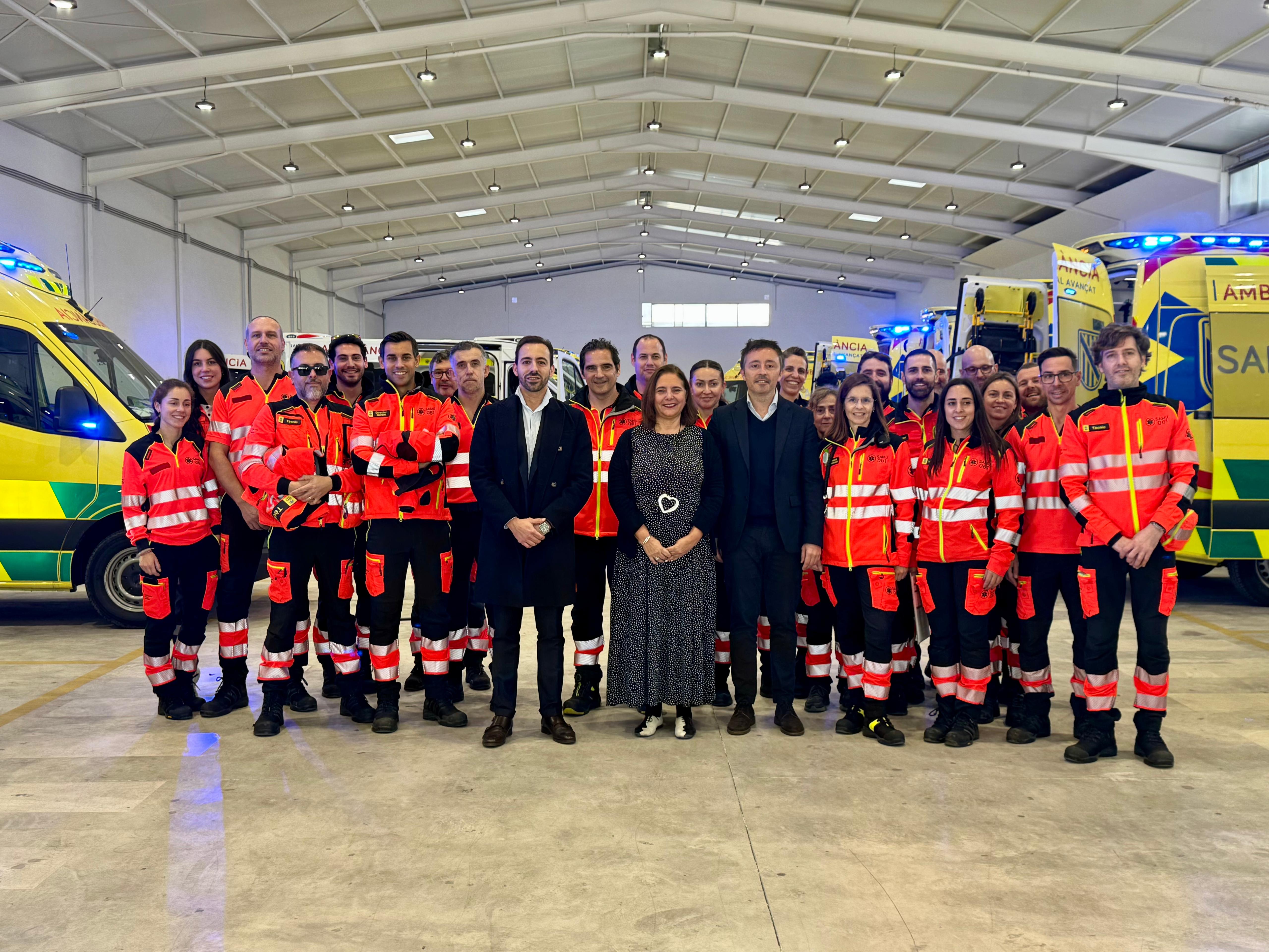 Desplegament de la nova flota d’ambulàncies de transport urgent i programat