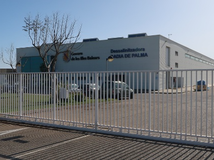 Imatge de la façana de la dessalinitzadora de Palma.