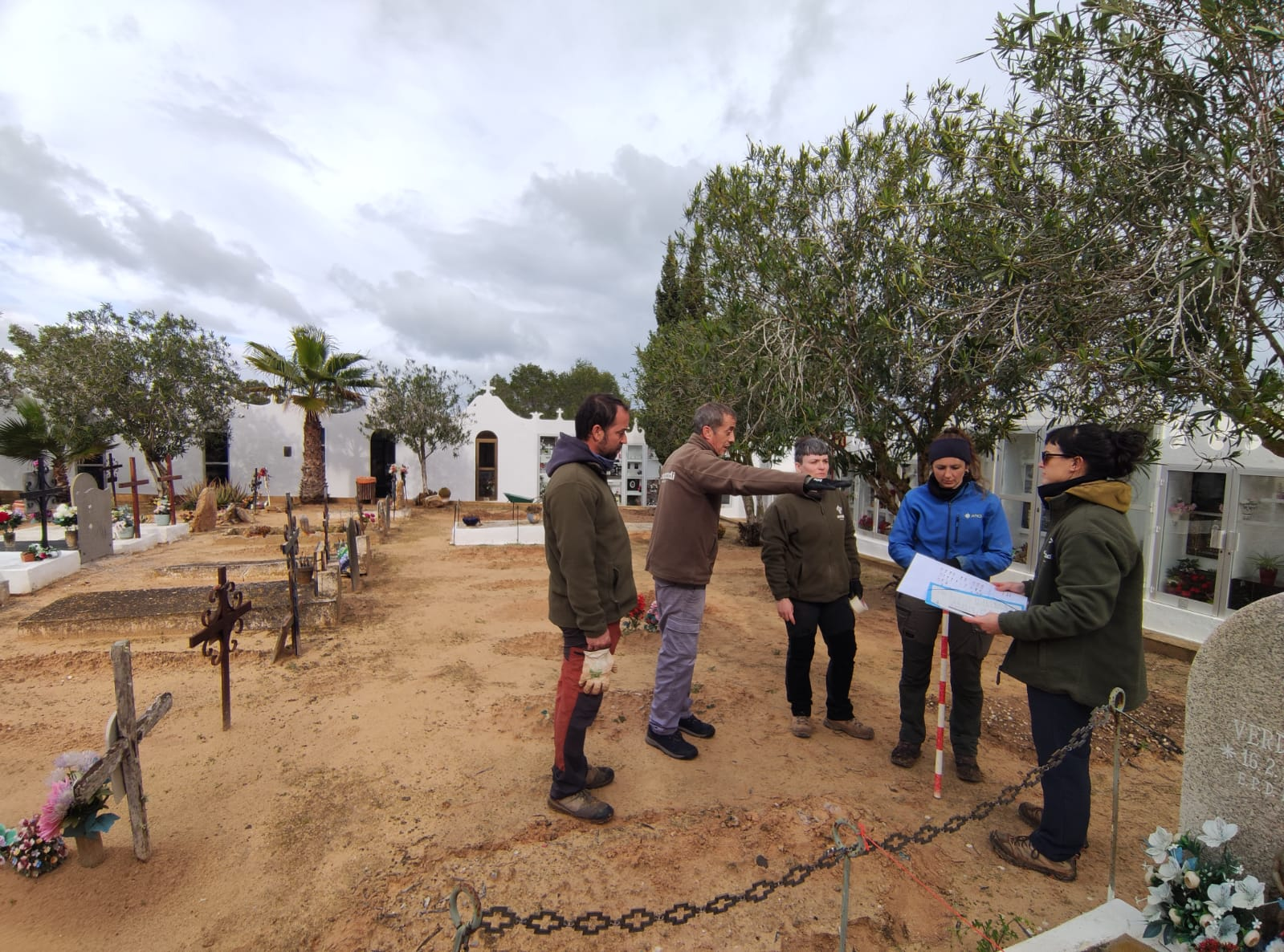  Inici de les excavacions al Cementiri Nou de Sant Francesc, Formentera.