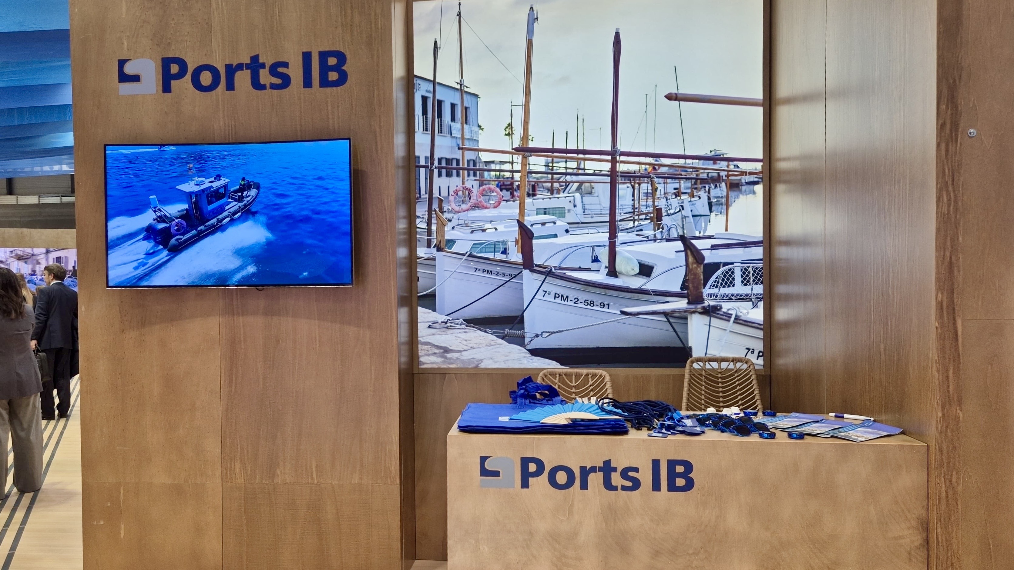 Stand de PortsIB a Fitur 2026.