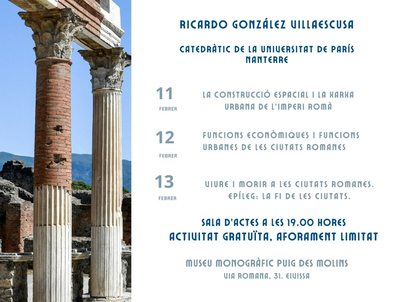 Programa del seminari.