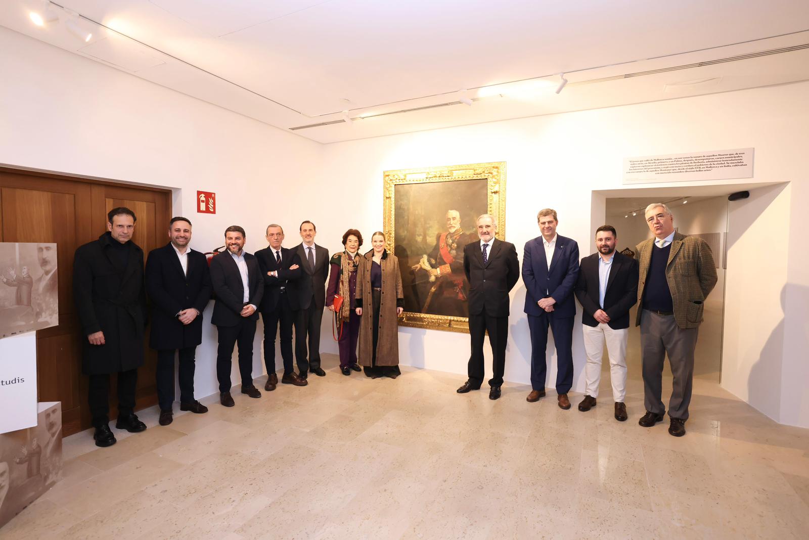 Acte inaugural de l'exposició dedicada al polític mallorquí Antoni Maura