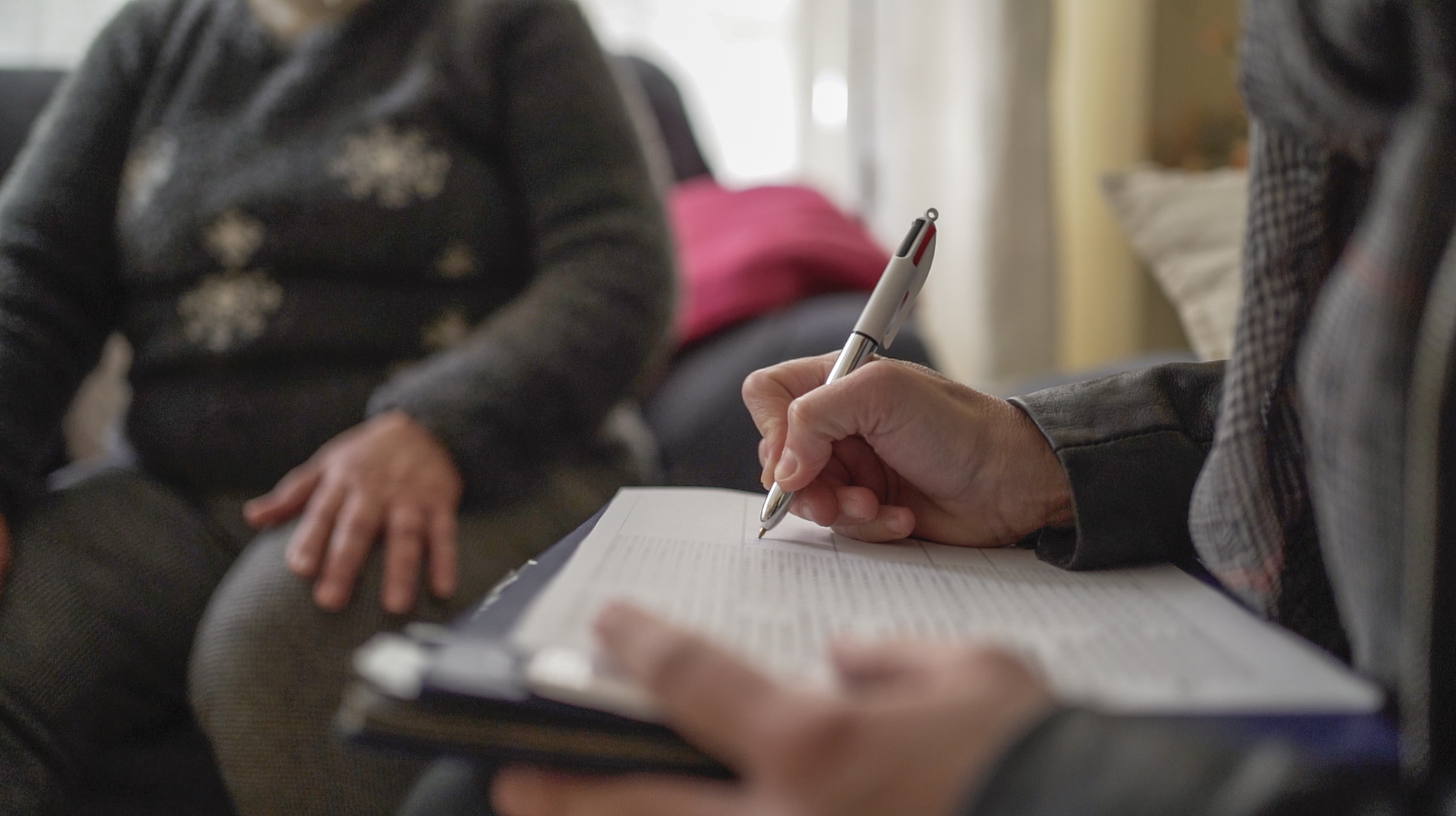 Persona major amb una terapeuta