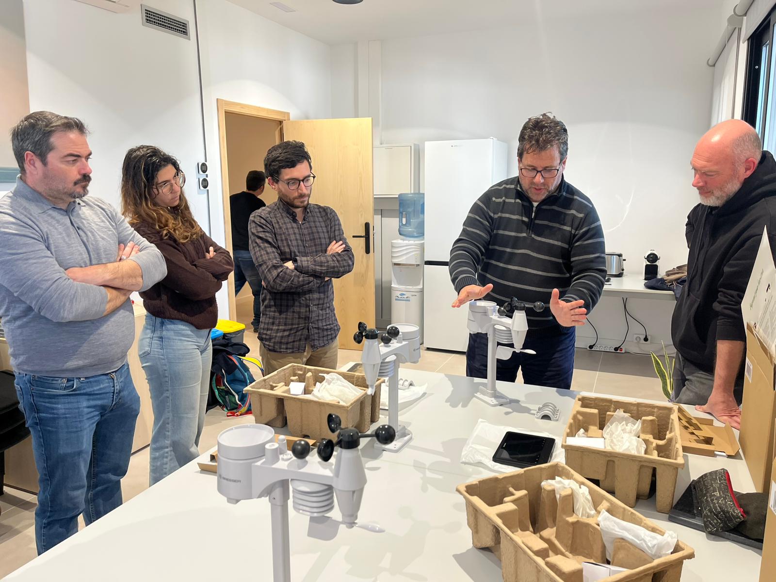 Distribució de les estacions meteorològiques del projecte Xarmet a cinc centres educatius d’Eivissa