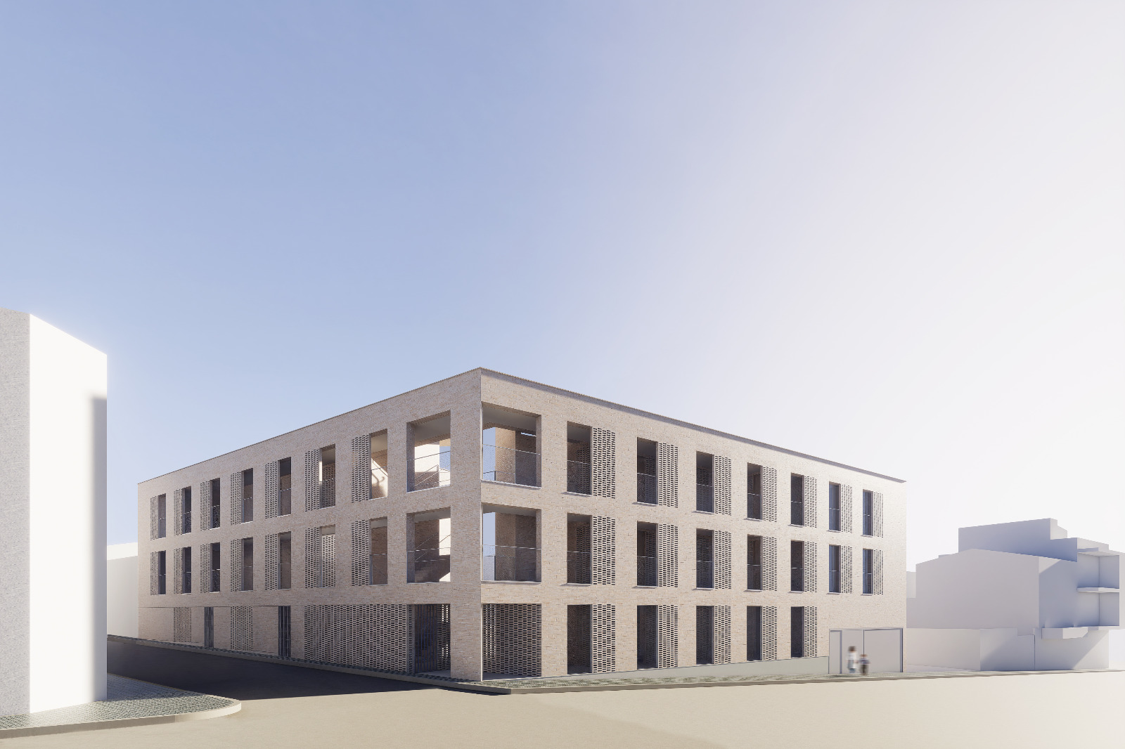 Imatge simulada de la promoció de 12 habitatges a Artà. 