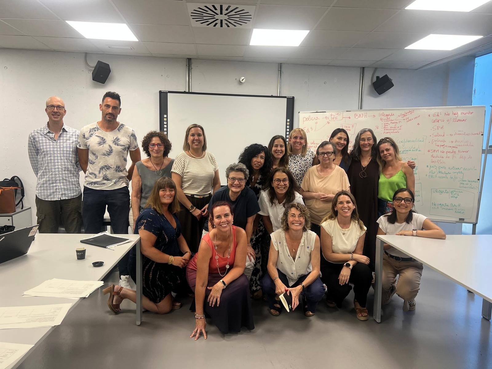 El Grup de Treball Territorial per a la implantació del model Barnahus.