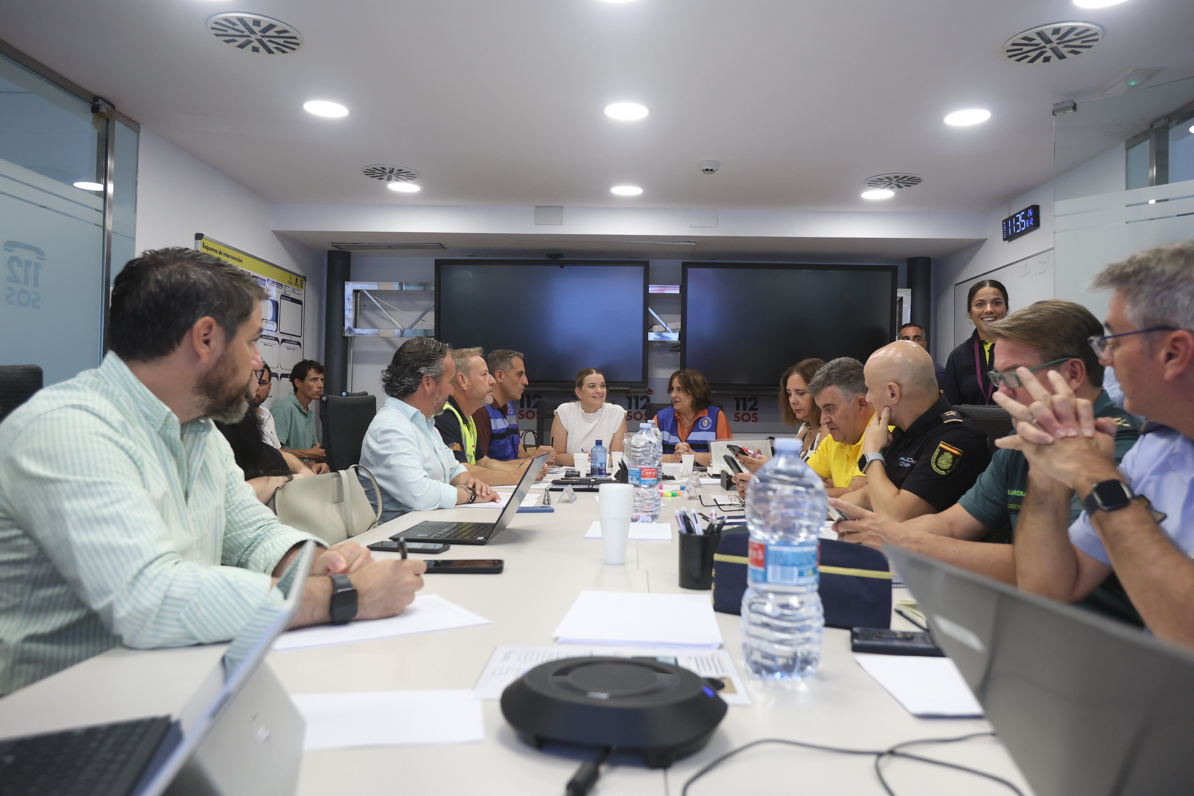 Primera reunió del CECOPI (Centre de Coordinació Operativa Integrat) del Protocol ECLIPBAL, 12 d'agost de 2026.