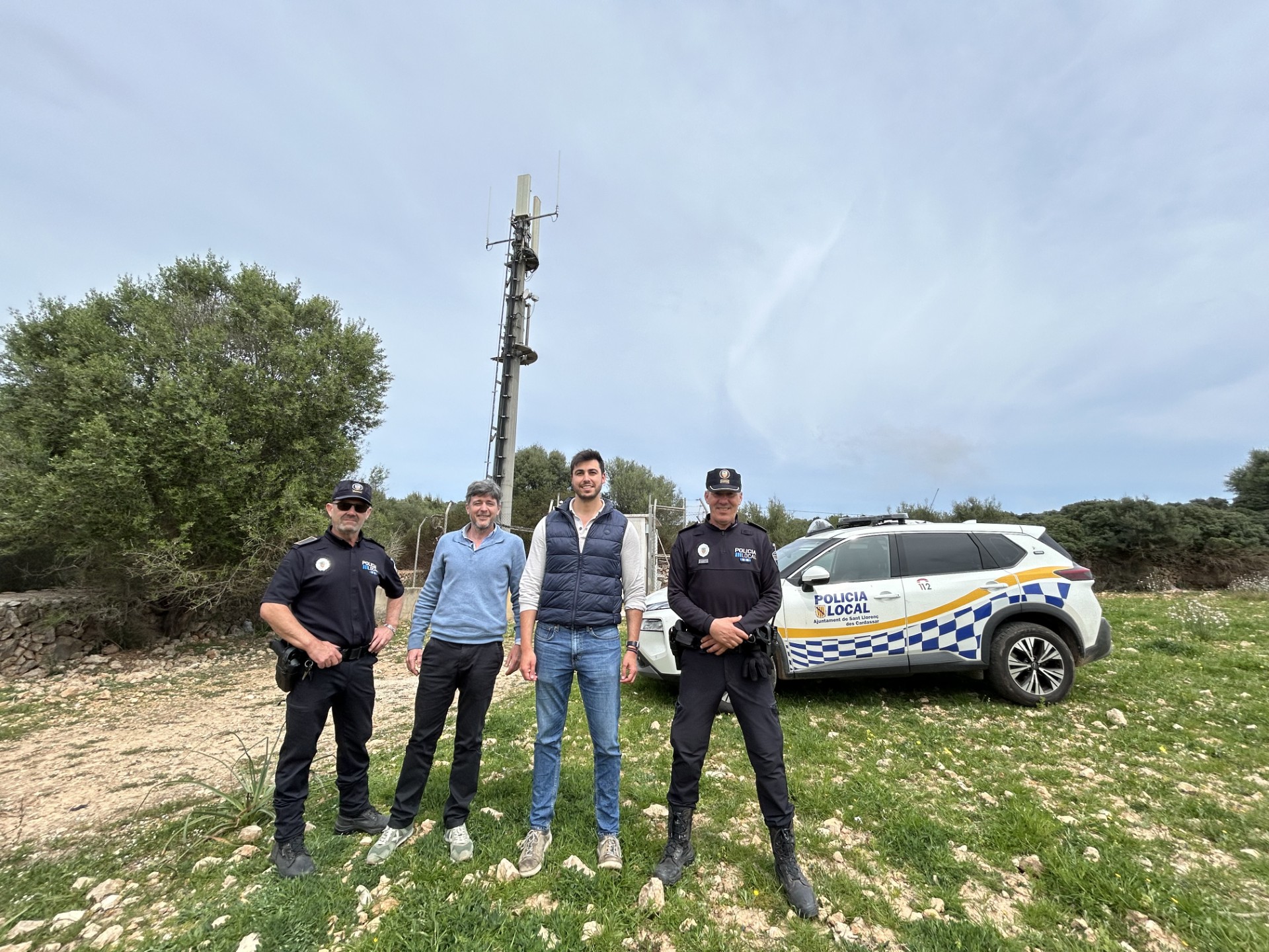  Una de les 16 noves antenes TetraIB s'ha instal·lat en el municipi de Sant Llorenç des Cardassar.