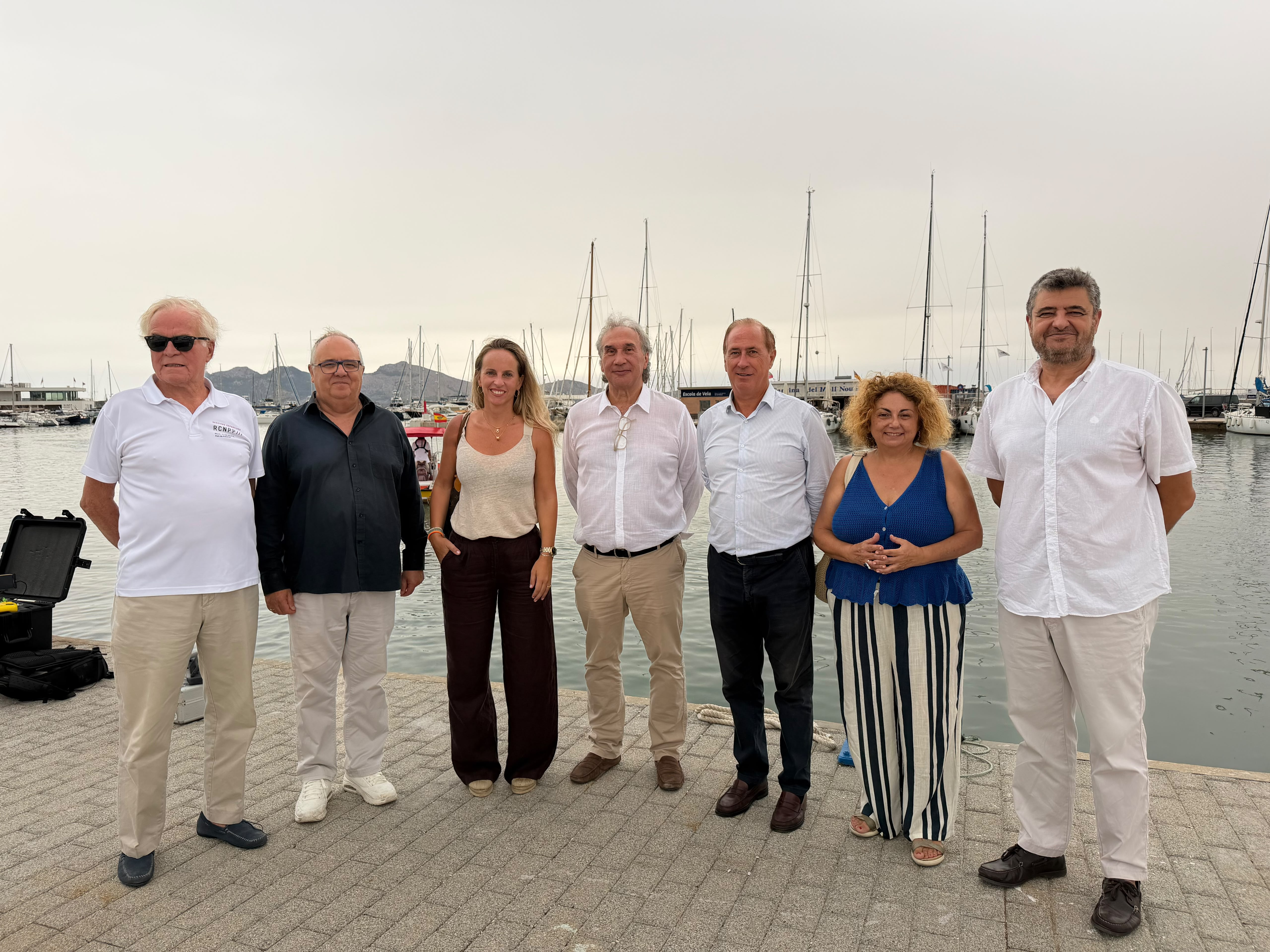 Les autoritats a Pollença.
