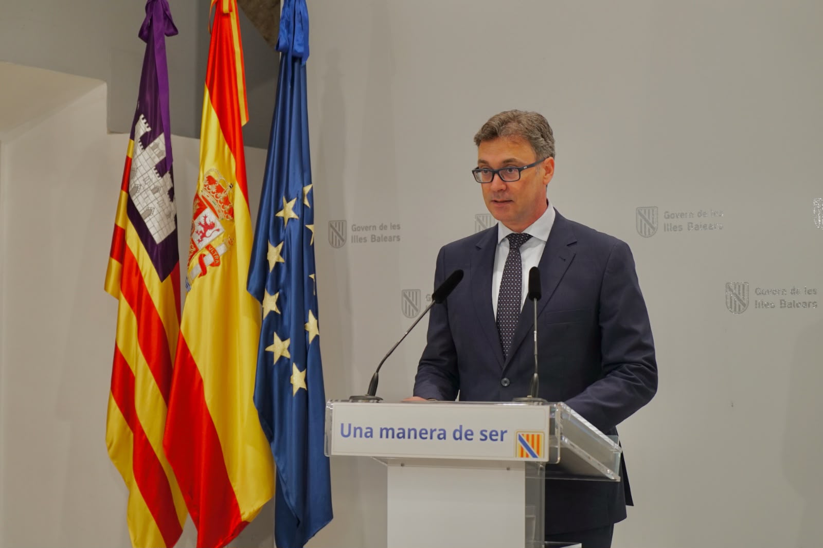 Antoni Costa compareix a la roda de premsa posterior a la reunió del Consell de Govern 