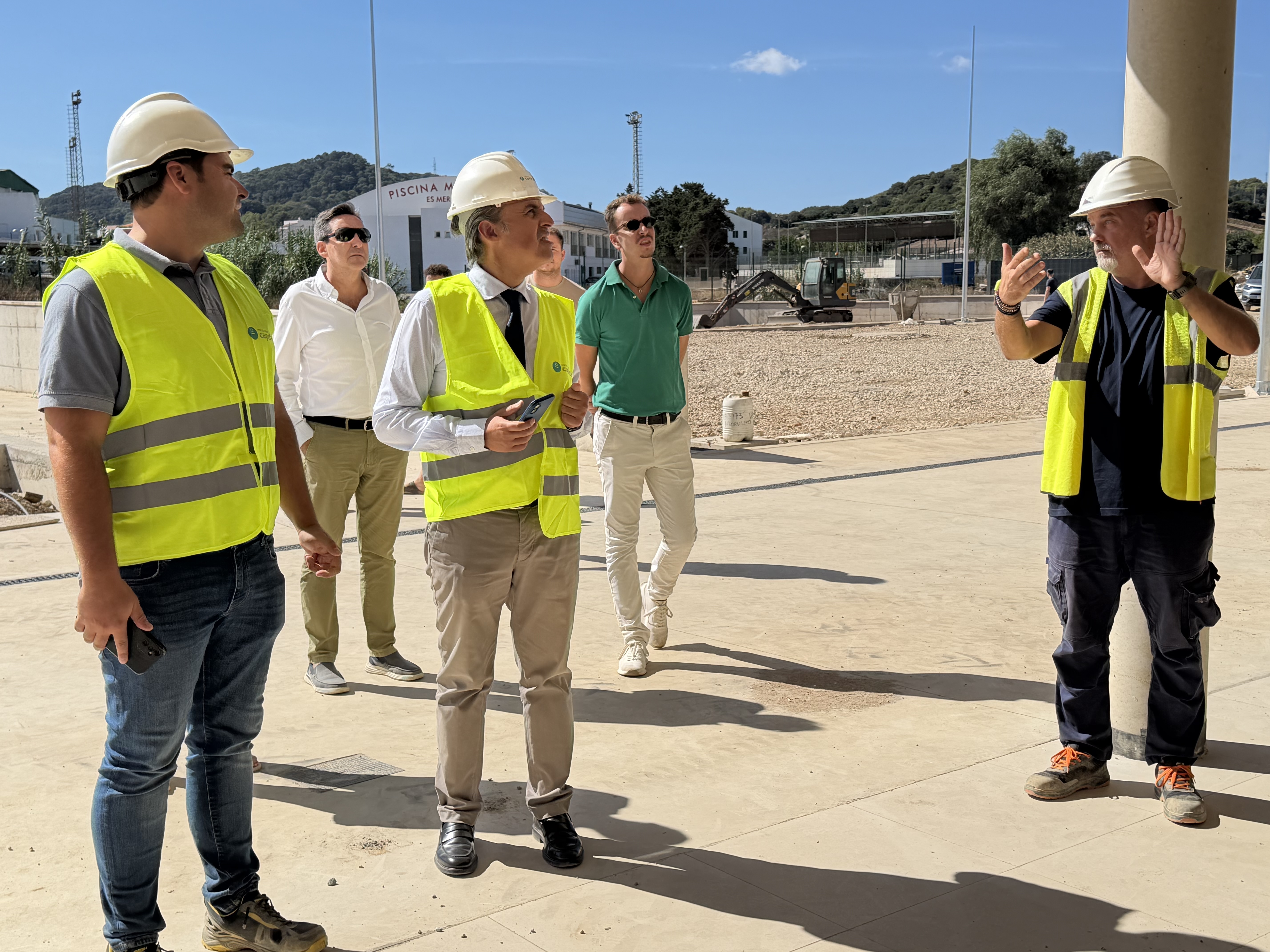 Les obres del nou centre educatiu Sa Fontassa des Mercadal encaren la seva recta final Les obres del nou centre educatiu Sa Fontassa des Mercadal encaren la seva recta final