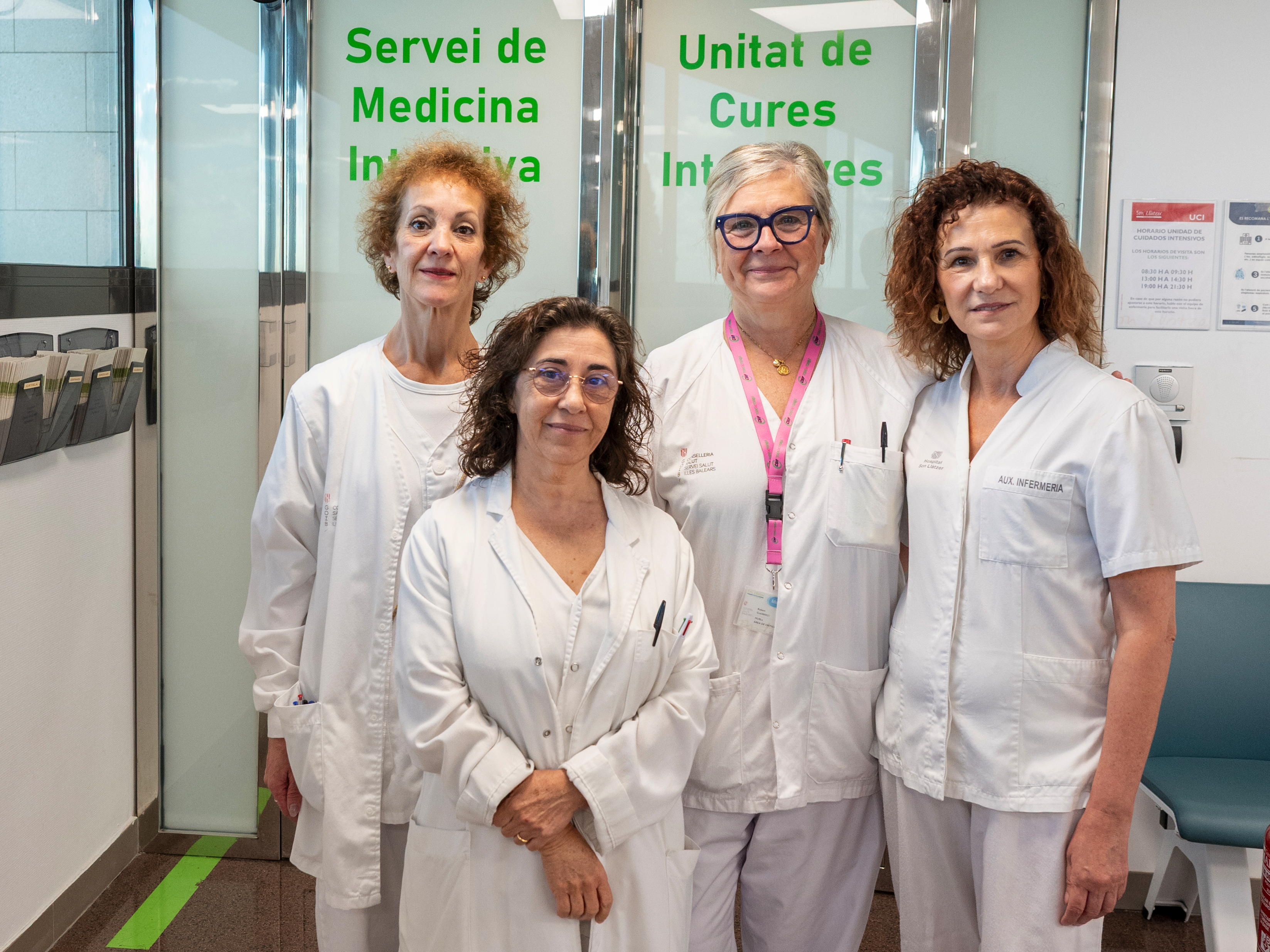Professionals del Servei de Medicina Intensiva. 