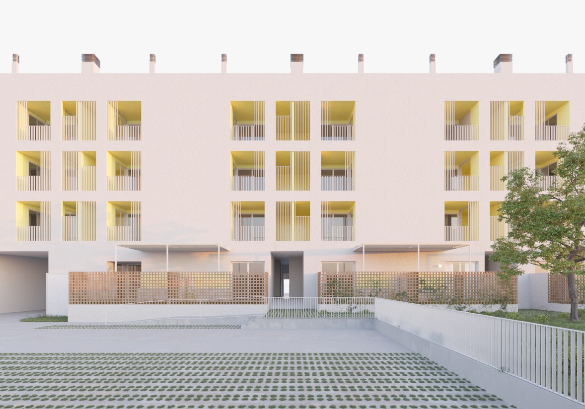 Recreació de la promoció de 23 habitatges que es durà a terme a Llucmajor. 