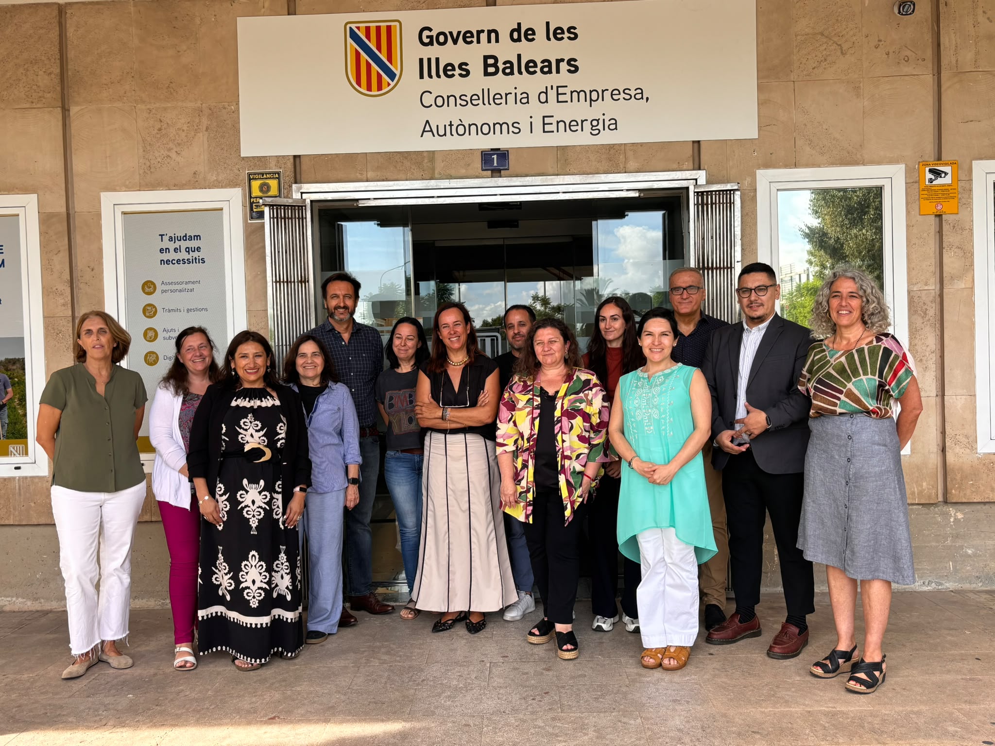 Representants del sector públic xilè visiten les illes per conèixer les accions de foment de l’autoocupació i la coordinació institucional de Balears.