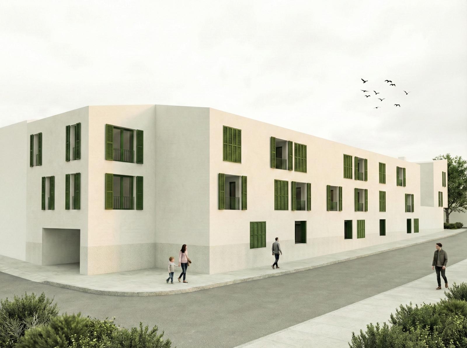 Promoció de 34 habitatges públics as Mercadal