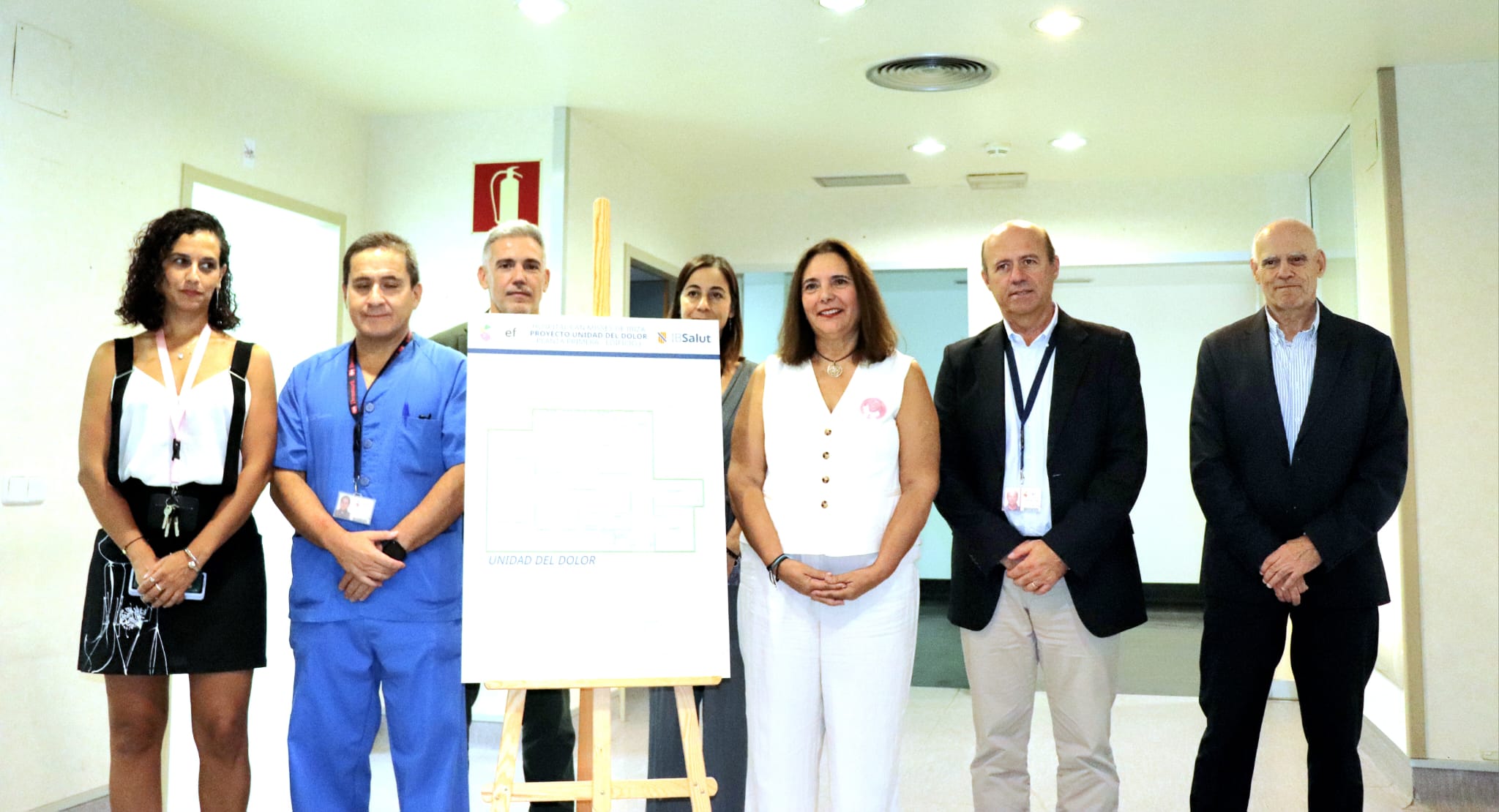 La consellera de Salut visita la nova Unitat del Dolor de l'Hospital Can Misses.