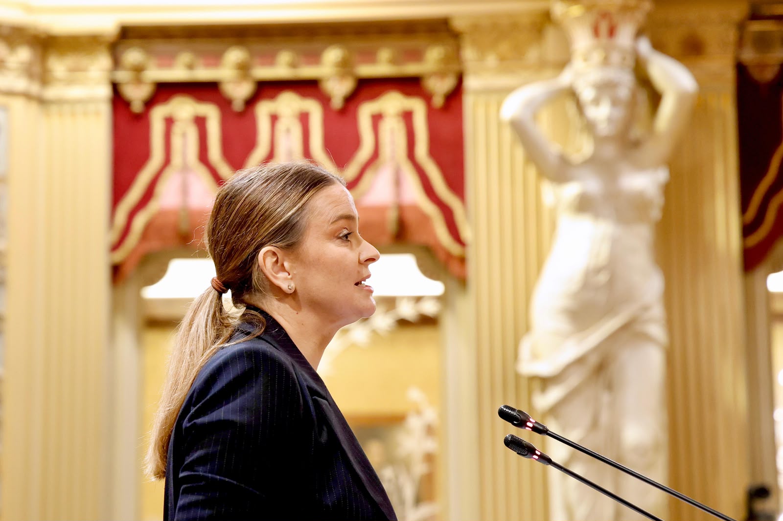 La presidenta Marga Prohens al Parlament de les Illes Balears. 