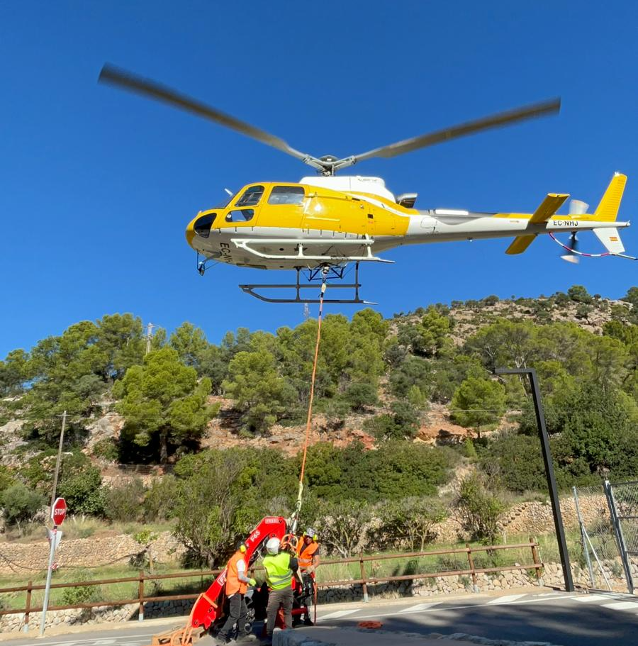 Obres de rehabilitació de l’embarcador de Cala Lledó, a sa Dragonera