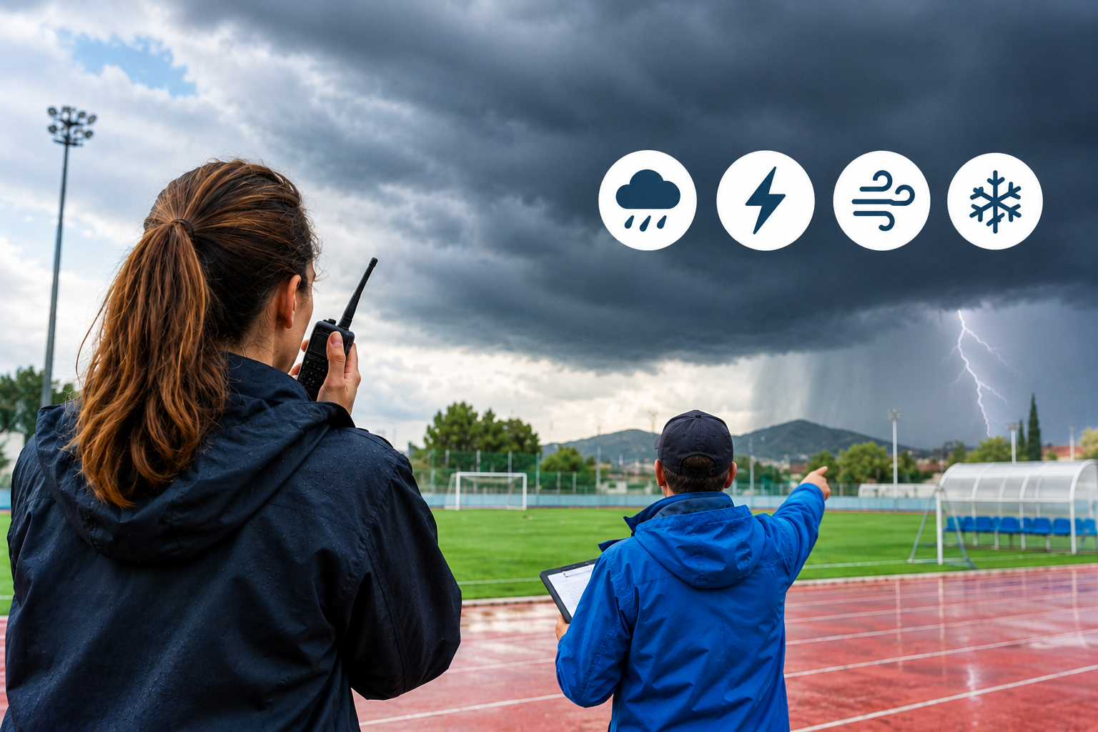 Protocolo de actuación ante fenómenos metereológicos adversos en el ámbito depotivo de les Illes Balears
