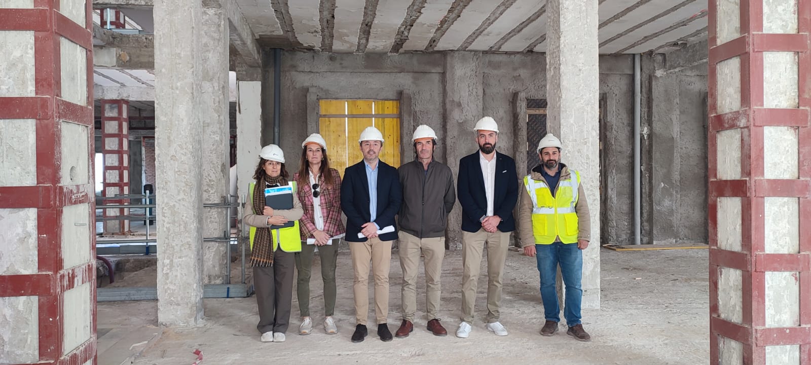 Visita a les obres del projecte de l'Hospital Verge del Toro