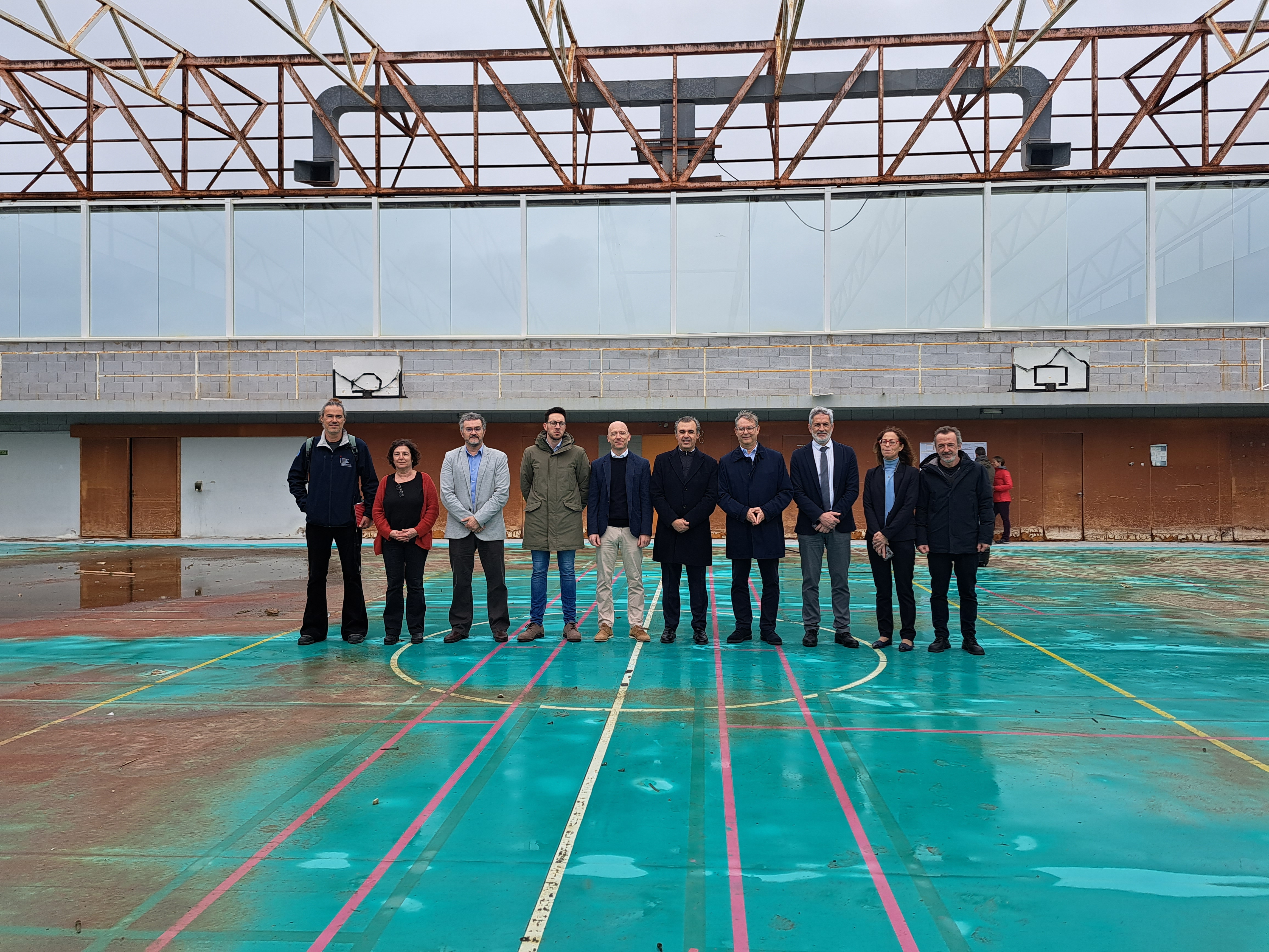 Educació presenta el projecte de rehabilitació del poliesportiu de Sant Joan a l’IES Maria Àngels Cardona de Ciutadella 