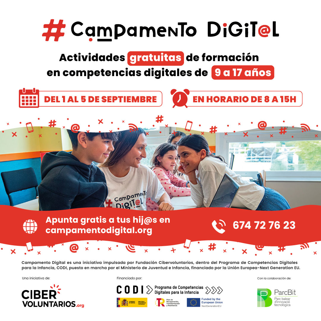 Cartell del Campament Digital.