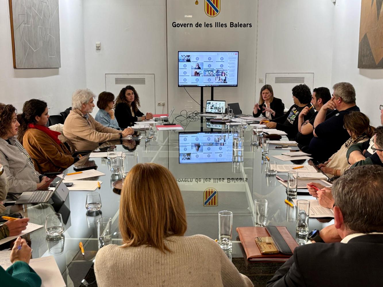 Imatge de la reunió.