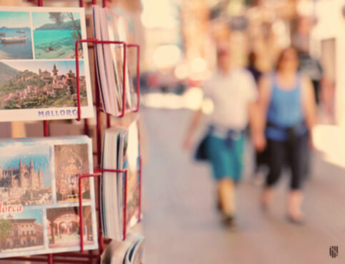 Expositor de postals